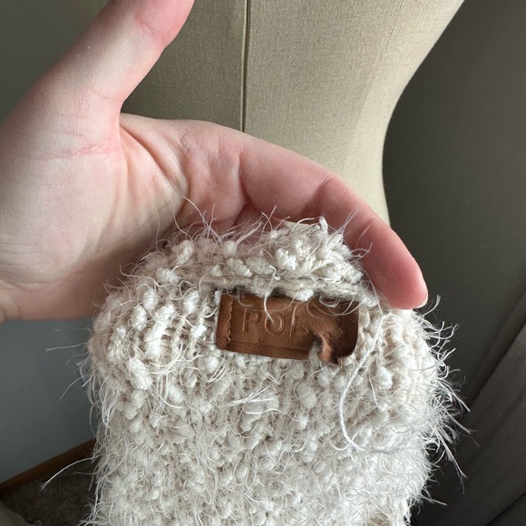 POL Soft Cream Textured Cardigan - Picture 5 of 5